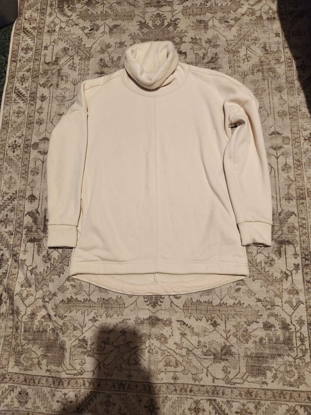 Workshop Republic Clothing Cream Turtleneck Pullover